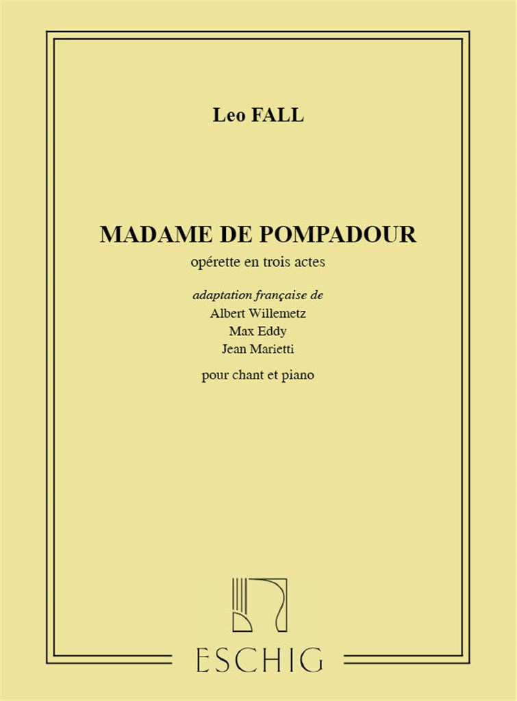 Madame De Pompadour (N 3 De Madame Pompadour)